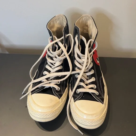Converse x Comme des Garçons PLAY Chuck 70 women’s 9 / Mens 7 - Picture 2 of 8